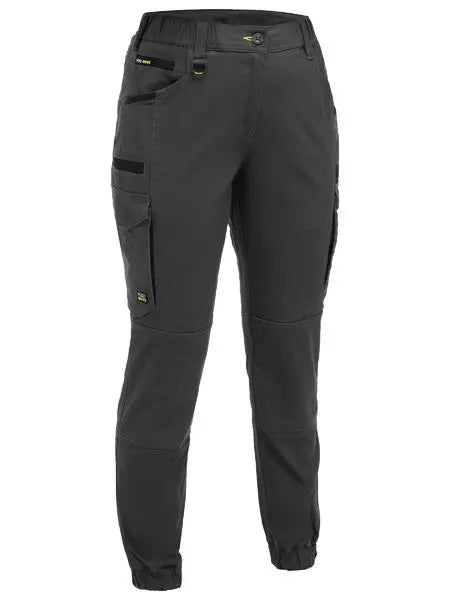 Bisley Women's Flex & Move Elastic Waist Cuffed Pant BPCL6237 Metro Workwear